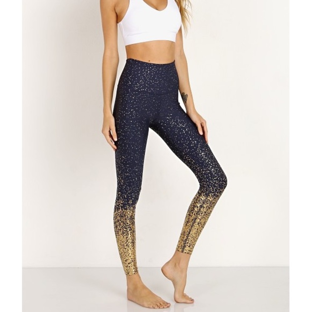Beyond Yoga Alloy Ombré high waist midi legging